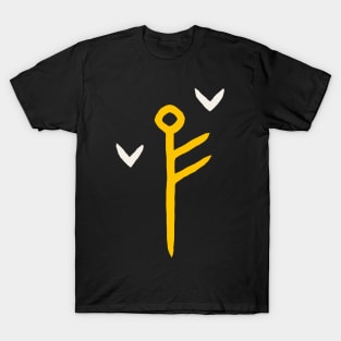 Odin And His Ravens - Viking Runes T-Shirt